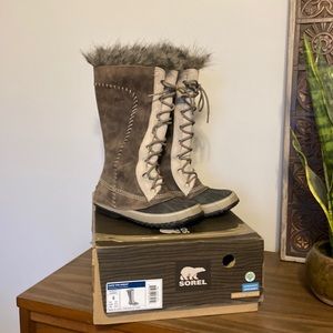 SOREL CATE THE GREAT WINTER SNOW BOOTS 6